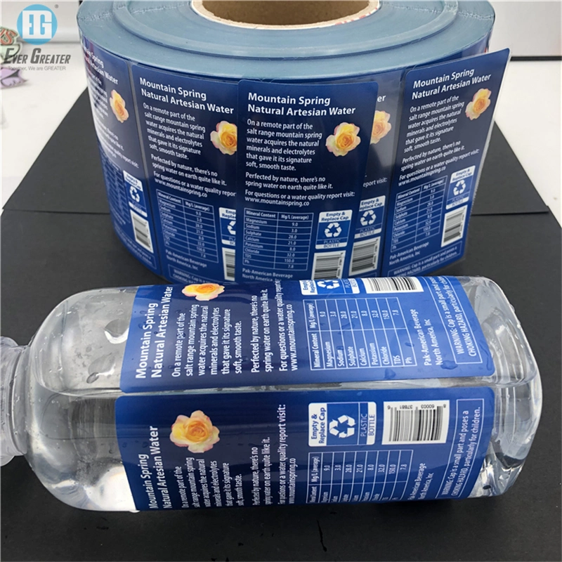 Printed Plastic PVC/Pet/OPS Heat Shrink Sleeve Customized Best Price PVC Label Rolls