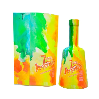 Venta al por mayor, estampado personalizado, sellado térmico, agua, champú de plástico, bebidas, botella, embalaje, película de PVC, funda de envoltura retráctil para botellas