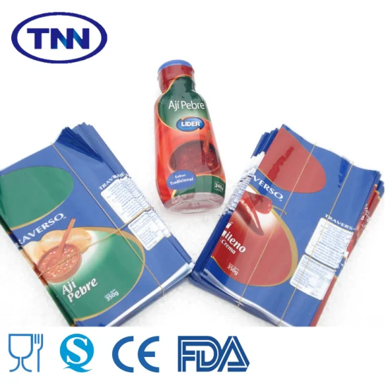 Custom PVC Pet Clear Neck Shrink Bands Manga Cap Shrink Wrap Calor Neck Box Shrink Sleeve para etiqueta de botella